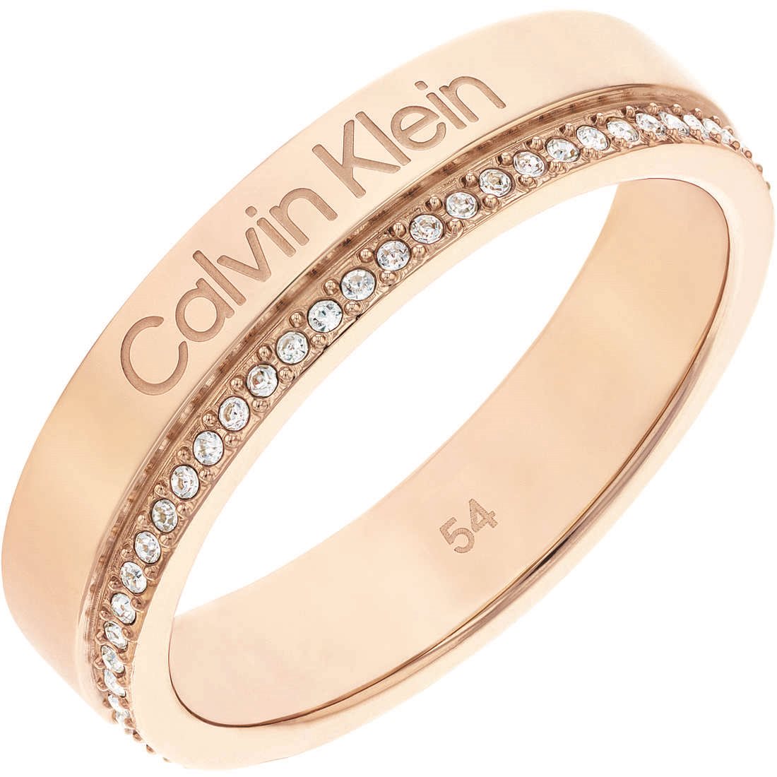 Oiritaly Anello Donna Calvin Klein 35000202B Acciaio